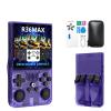 2025 R36MAX Retro Handheld Game Console with 64G 128G Built-in 18000+ 22000+ Classic Games, Portable Hand Held Open Source Linux System 4.0-in 4k HD IPS Screen Video Player (Translucent Purple 64G) view 1