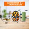 Articulated Dragon with Fantasy Egg  3D Printed Mythical Creature Gift, Posable Jointed Companion, Collectible Detailed Shelf or Desk Decoration - For Adults (Monarch Butterfly Dragon + Egg) view 3