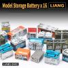 ZEZEFUFU 16PCS 1/35 Scale Model Batteries with Stickers Resin Model Batteries Kits Figure Model Decor New view 3