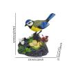 Menolana Singing Chirping Bird Toy Electric Animal Sound, Simulation Kids Gift, Office Home Decoration Electronic Bird Toy view 2