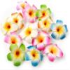 10Pcs 7cm Multicolor Hawaii Plumeria Flower Clips, Artificial Tropical Flower Hair Accessories for Wedding, Beach Party, Artificial Hair Clips and Barrettes view 1