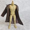 1/12 Scale Clothes Wired Faux Leather Windbreak Coat for 1:12 6inch Action Figure Doll (Coffee) view 2