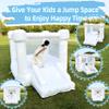 PVC White Bounce House, Bouncy House with Slide, Bounce House for Kids 3-6 Blower Included, 8.7ft L x 6ft W x 6ft H, Bouncy Castle for Indoor Outdoor, Jump House view 2
