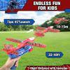 Fuwidvia 3 Pack Airplane Launcher Toys, 13.2'' Spider LED Foam Glider Catapult Plane Toy for Boys, 2 Flight Modes Outdoor Flying Toys Birthday Gifts for Boys Girls 4 5 6 7 8 9 10 11 12 Year Old view 2