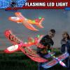 Fuwidvia 3 Pack Airplane Launcher Toys, 13.2'' Spider LED Foam Glider Catapult Plane Toy for Boys, 2 Flight Modes Outdoor Flying Toys Birthday Gifts for Boys Girls 4 5 6 7 8 9 10 11 12 Year Old view 4