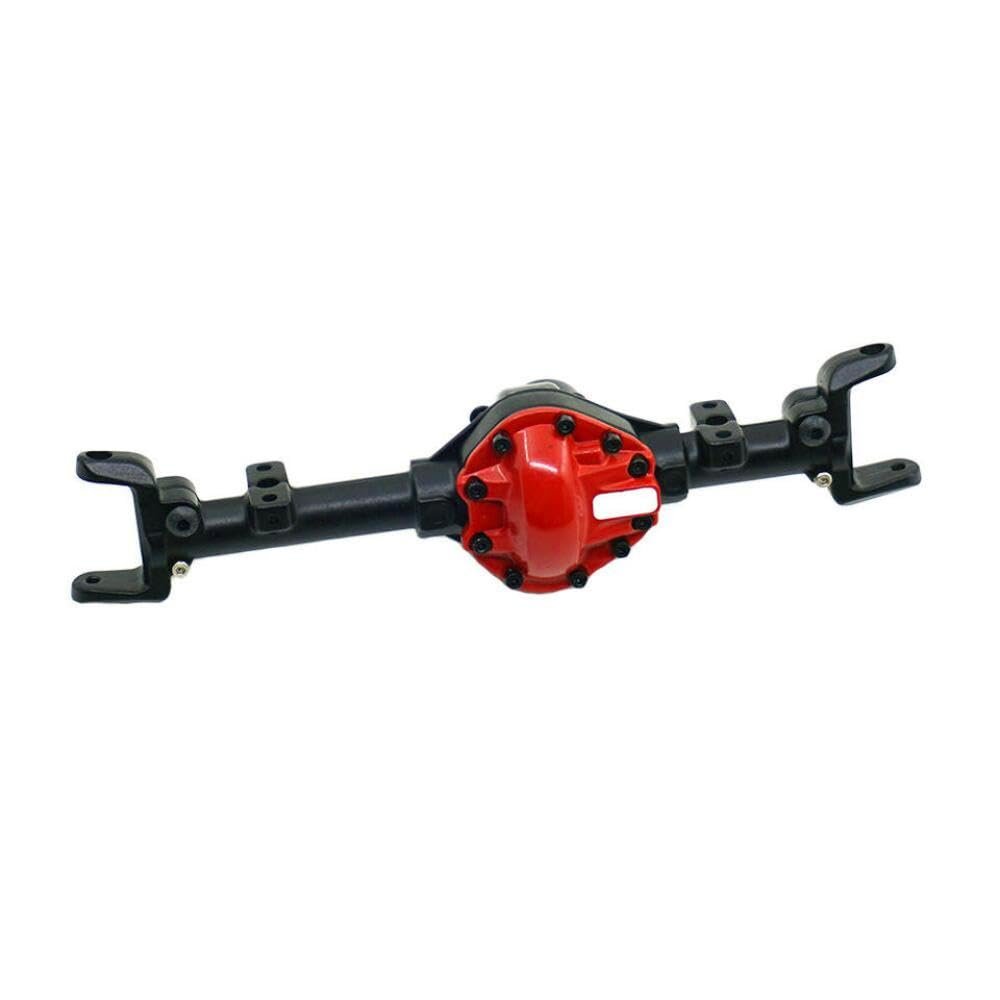 1/10 Scale RC Crawler Car Upgrade Parts Metal Front and Rear Axle Housing Compatible with D110 4WD Gelande II Models ARB Style Off Road Accessories(Front)
