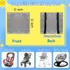 2 Pack Satin Car Seat Headrest Cover for Babies, Soft Silk Feeling Hair Protector for Infant Car Seats & Strollers,Reduce Frizz & Bald Spots (Gray & Pink) view 2