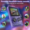 16 Bit Game Console 2.8-inch Super Wide Lcb Preloaded 100 HD Handheld Video Game Seniors Electronic Games Player Birthday Present Xmas (Transparent Purple) view 2