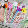24 Pcs Mini Bubble Wands Birthday Party Supply Favors,School Classroom Students Carnival Prizes (24 Halloween Wands) view 2