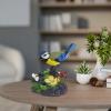 JWQFBC Talking Bird Toy Electronic Bird Toy Ornament Kids Gifts Realistic Office Desk and Room Accessory Electric Animal Pet view 2
