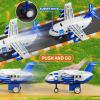 MSKOLER Airplane Toys for Toddlers 2-4 - Boy Toy Car Race Tracks for Kids Ages 3-5 with 8 Small Car Toys, Toddlers Educational Toy, Birthday Gifts for Boys 3-5 view 2