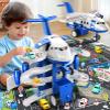 MSKOLER Airplane Toys for Toddlers 2-4 - Boy Toy Car Race Tracks for Kids Ages 3-5 with 8 Small Car Toys, Toddlers Educational Toy, Birthday Gifts for Boys 3-5 view 4