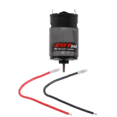 Alomejor 550 Precision 21T Brushed Engine for RC Car, Low Noise Engine with a Long Service Life, Metal Material RC Brushed (29T)