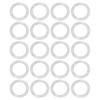 Briny River 20pcs Remote Control Car Gear Hub Stainless Steel Shim ARA709064 Compatible with Arrma Infraction 6S 8x12x0.2mm view 1