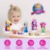 ZHOC Magnetic Dress Up Dolls for Girls, Princess Cute & Sweetheart Magnet Dolls Dress Up Kits, [2 Pack] Travel Game Car Road Trip Airplane Activity Toys Birthday Gifts for Toddler Girls Ages 3-8 view 3