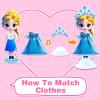 ZHOC Magnetic Dress Up Dolls for Girls, Princess Cute & Sweetheart Magnet Dolls Dress Up Kits, [2 Pack] Travel Game Car Road Trip Airplane Activity Toys Birthday Gifts for Toddler Girls Ages 3-8 view 4