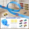 Gretex Flexible Race Track for Kids Ages 4-8: 15 Ft Flex Race Car Ramp Track With 6 Toy Cars Suction Cups, Portable DIY Racetrack Compatible With Diecast 1/64th Cars, Ideal Gift for Kids Toys Boys 3-5 view 4