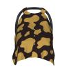 Cow Spots Baby Car Seat Cover & Breastfeeding Nursing Cover - Breathable Stretch Fabric Multi-Use Nursing Cover for Breastfeeding view 2
