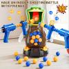NIPLOOOW Duck Shooting Toys for Kids 3-5, Movable Target Shooting Games with 2 Air Pump Launcher, LCD Score Record, Sound, 48 Foam Balls, Birthday Gift for Boys Girls Ages 3 4 5 6 7 8 Years Old view 4