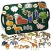 Felt Board for Toddlers, Animal Farm-Themed Felt Book, Foldable Quiet Book Story Sets with Portable Handle Story Activities Play Kit for Kids Gift 1 Set. view 1