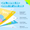 110 PCS Early Learning Flashcards, Double-Sided Spanish Cards- Alphabet, Numbers, Foods, Animals, Shapes, Colors, Emotions with 4 Reclosable Rings, Learning Tool for Pre-K Kindergarten Toddlers view 3