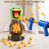 NIPLOOOW Duck Shooting Toys for Kids 3-5, Movable Target Shooting Games w/Air Pump Launcher, LCD Score Record, Sound, 24 Foam Balls, Birthday Gift for Boys Girls Ages 3 4 5 6 7 8 Years Old view 4