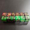 20pcs 16mm(0.63inch) Dual-Color Dice Set  Durable Plastic Math & Game Dice for Learning, Party, Classroom, Board Games (Green+Red) view 4