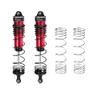 Aluminum 6061-T6 Alloy Progressive Spring Rear Shock 144mm for Arrma 1/8 Mojave 4X4 4S BLX Desert Truck RTR-ARA4404 Upgrades - Red view 1