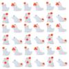 CGTQROVR 36Pcs Ghost Figurines Luminous Resin Halloween Miniatures Mini Halloween Decor for Hide and Seek DIY Gifts Landscape Decorations view 2