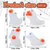 CGTQROVR 36Pcs Ghost Figurines Luminous Resin Halloween Miniatures Mini Halloween Decor for Hide and Seek DIY Gifts Landscape Decorations view 4