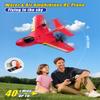 ANTSIR Remote Control Airplanes for Kids 2.4Ghz RC Water Plane Gifts for Boys Age 8-13 Year Old Easy to Fly Mini Glider with Gyro/Lights/2 Batteries Cool Toys for Birthday Christmas(Red) view 3