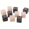 20pcs 16mm(0.63inch) Dual-Color Dice Set  Durable Plastic Math & Game Dice for Learning, Party, Classroom, Board Games (Black+White) view 3