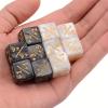 20pcs 16mm(0.63inch) Dual-Color Dice Set  Durable Plastic Math & Game Dice for Learning, Party, Classroom, Board Games (Black+White) view 4