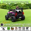 24V Ride on Toys for Kids 3-8 Years with Remote Control & EVA Rubber Tires, 4WD/2WD Switchable, 5MPH Electric Car for Kids with 4 Spring Suspension, Bluetooth, Purple & Pink view 3