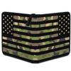 Kuquteed American Flag Trading Card Binder 4 Pocket 400 Cards Holder Collector Album with 50 Removable Sleeves Toys Gifts for Boys Girls Green Brown Camouflage Sports Game Cards view 3