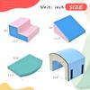 BouPower Toddler Indoor Climb and Crawl Activity Playset, 5-Piece Foam Climbing Blocks with Slide Ramp, Safe Indoor Play Gym Equipment for Kids Crawling and Sliding view 4
