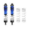 Aluminum 6061-T6 Alloy Progressive Spring Rear Shock 144mm for Arrma 1/8 Mojave 4X4 4S BLX Desert Truck RTR-ARA4404 Upgrades - Blue view 1