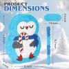 Birchio Cute Penguin Pinatas Bundle with a Blindfold and Bat (Small Size 16.5x12x4 Inches), Perfect for Winter boys and girls Birthday Party Supplies, Christmas Party Decoration Games for Kids Party view 2