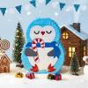Birchio Cute Penguin Pinatas Bundle with a Blindfold and Bat (Small Size 16.5x12x4 Inches), Perfect for Winter boys and girls Birthday Party Supplies, Christmas Party Decoration Games for Kids Party view 4