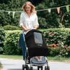 Stroller Sun Shade for Baby, Breathable Sun Protection Pushchair Canopy with Skylight Lightweight Pram Parasol Easy to Assemble for Stroller (with Skylight) view 1