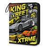 Kuquteed Race car Trading Card Binder 9 Pocket 900 Cards Holder Collector Album with 50 Removable Sleeves Gifts for Boys Girls Graffiti Racing Sports Game Cards view 1