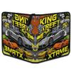 Kuquteed Race car Trading Card Binder 9 Pocket 900 Cards Holder Collector Album with 50 Removable Sleeves Gifts for Boys Girls Graffiti Racing Sports Game Cards view 3