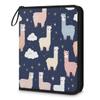 Kuquteed Cartoon Alpaca Trading Card Binder 9 Pocket 900 Cards Holder Collector Album with 50 Removable Sleeves Gifts for Boys Girls Sheep Clouds Sports Game Cards view 1