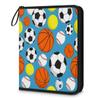 Kuquteed Soccer Baseball Trading Card Binder 4 Pocket 400 Cards Holder Collector Album with 50 Removable Sleeves Gifts for Boys Girls Basketball Tennis Sports Game Cards view 1