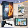 Kuquteed Flame Baseball Trading Card Binder 4 Pocket 400 Cards Holder Collector Album with 50 Removable Sleeves Gifts for Boys Girls Fire Water Bases Sports Game Cards view 2