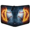 Kuquteed Flame Baseball Trading Card Binder 4 Pocket 400 Cards Holder Collector Album with 50 Removable Sleeves Gifts for Boys Girls Fire Water Bases Sports Game Cards view 3