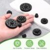 MECCANIXITY Steel M1 Gear Set 39T 5mm Shaft Motor Gears for RC Vehicles Truck Drift Car Part, Black view 3