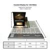 1/64 Scale Wheels die-cast Model car Display case with LED Lights and Acrylic Cover, Featuring a Miniature Parking lot Scene and Storage Garage Box with Parking Spaces (Coffee Shop) view 3