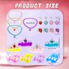 Swakuta 20 Pcs Princess Dress Up Set Includ 4 Pairs Heels Shoes 4 Crown and 12 Play Jewelry Toys Necklace Ring Earrings for Little Girls Princess Role Play Toddler Pretend Birthday Gifts view 2