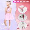 Swakuta 20 Pcs Princess Dress Up Set Includ 4 Pairs Heels Shoes 4 Crown and 12 Play Jewelry Toys Necklace Ring Earrings for Little Girls Princess Role Play Toddler Pretend Birthday Gifts view 3